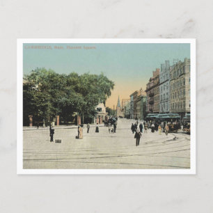Cambridge MORSA, Harvard Square, 1910 Vykort