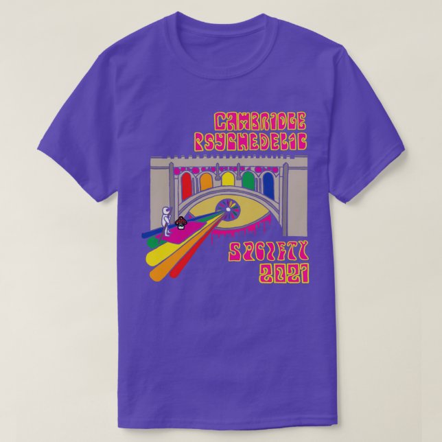 Cambridge Psychedelic Society 2021 T Shirt (Design framsida)