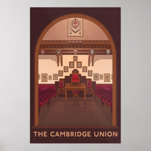 Cambridge Union Reseskylt Poster