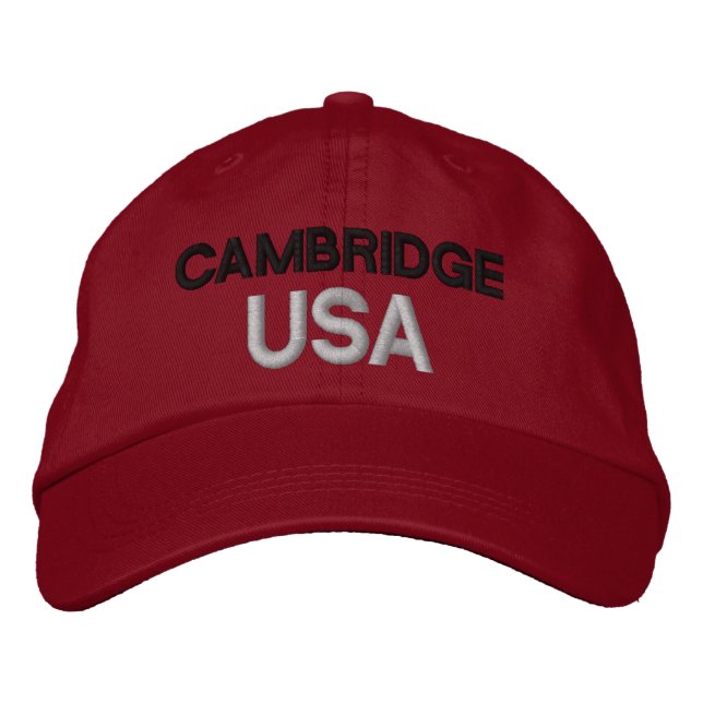 Cambridge USA Broderad Keps (Framsida)