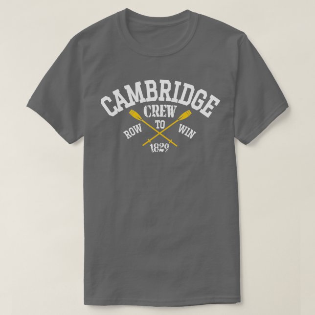 Cambridges roterande besättning t shirt (Design framsida)