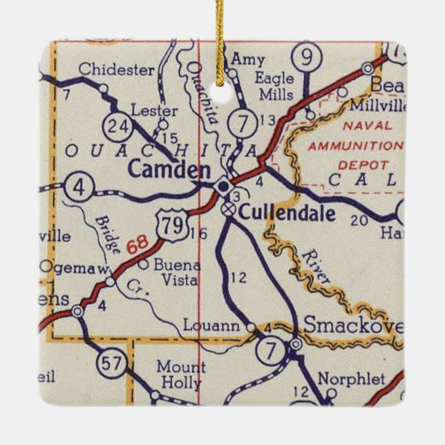 Camden AR Julgransprydnad Keramik (Baksida)