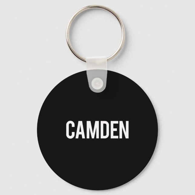 Camden Cool New Jersey Nj Fan Funny Gift Tee  Nyckelring (Framsida)