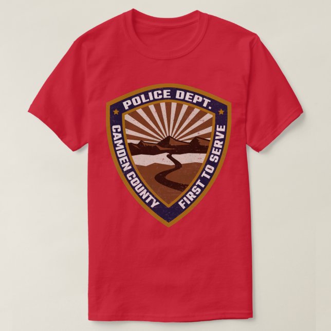 Camden County PD försörde RxTp T Shirt (Design framsida)