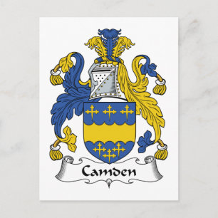 Camden Family Crest Vykort