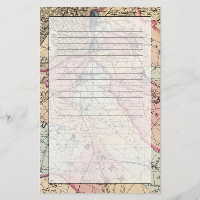 Camden, Gloucester County, NJ Brevpapper (Framsida)