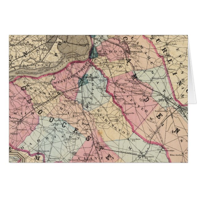 Camden, Gloucester County, NJ Hälsningskort (Framsidan Horizontal)