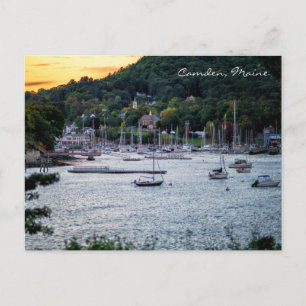 Camden Harbour Sunset Vykort
