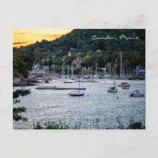 Camden Harbour Sunset Vykort