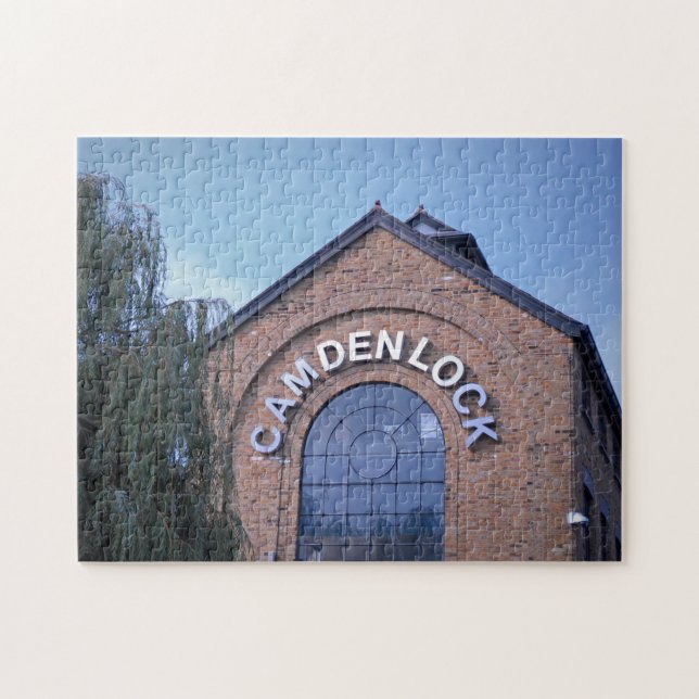 Camden Lock - Låt oss Go Shopping - London Puzzle Pussel (Horisontell)