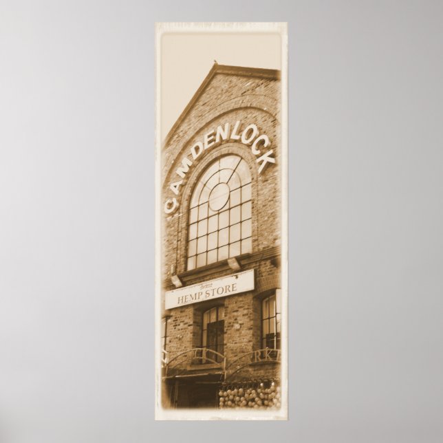 Camden Lock - London Poster (Framsidan)