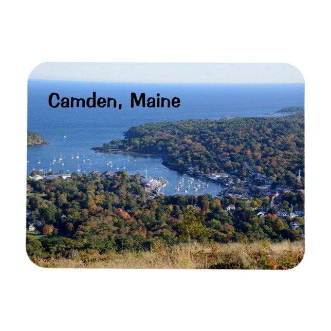Camden, Maine harbor Magnet (Horisontell)