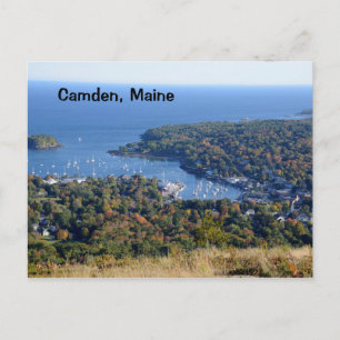 Camden, Maine harbor Vykort