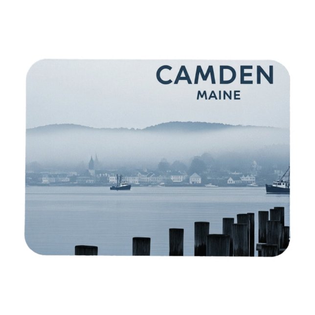 Camden Maine Travel Magnet (Horisontell)