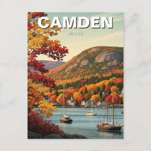 Camden Maine Travel Vykort