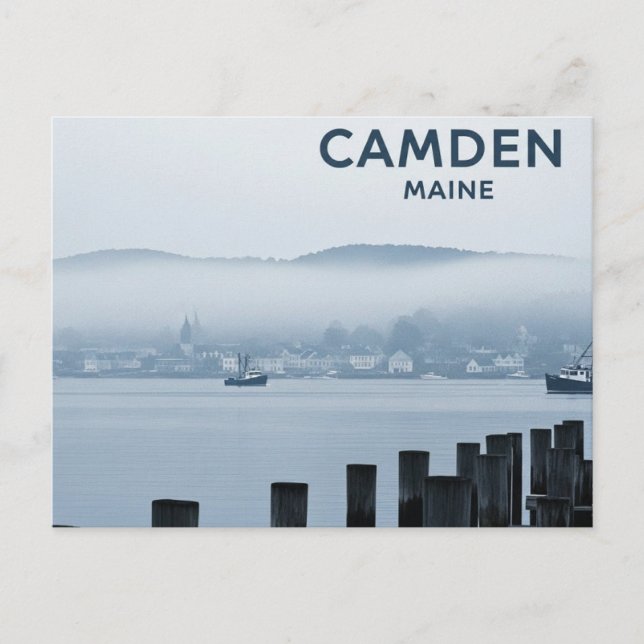 Camden Maine Travel Vykort (Framsida)