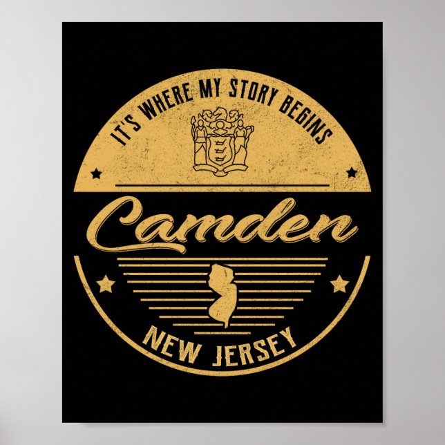 Camden New Jersey Its Where My Story Begins _1  Poster (Framsidan)