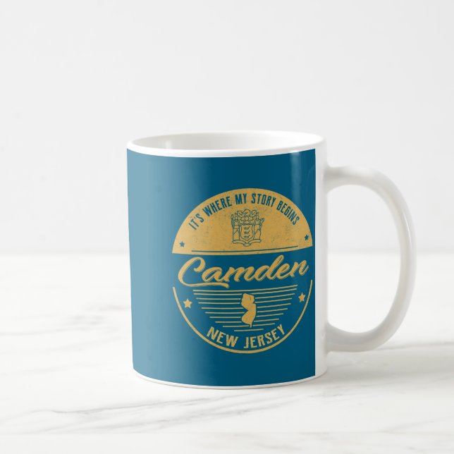 Camden New Jersey Its Where My Story Begins  Kaffemugg (Höger)