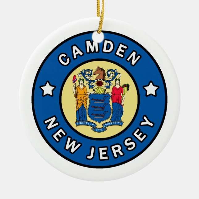 Camden New jersey Julgransprydnad Keramik (Framsidan)