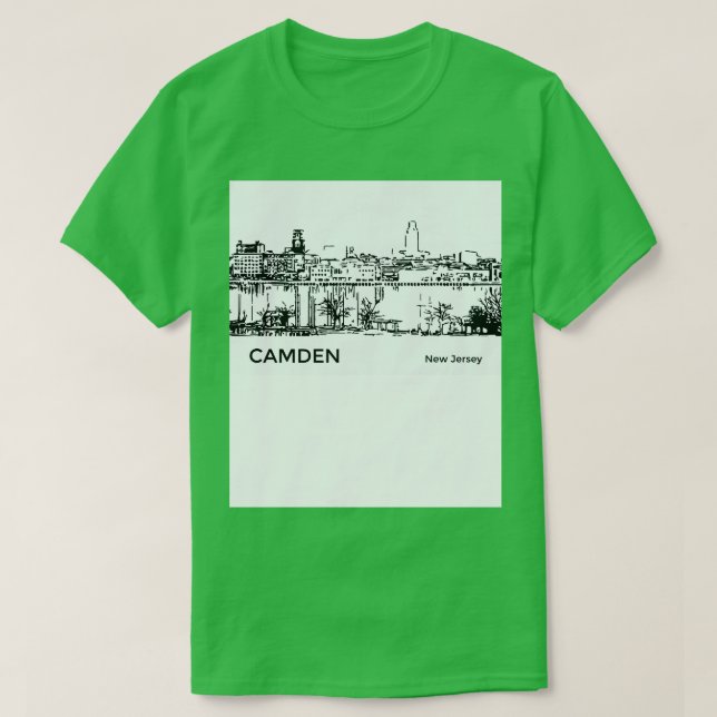 Camden New jersey T Shirt (Design framsida)