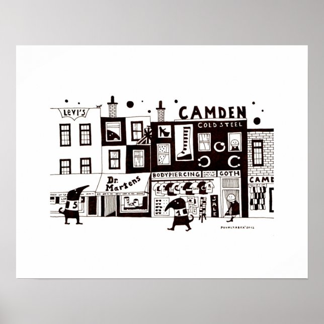 Camden Scene Poster (Framsidan)