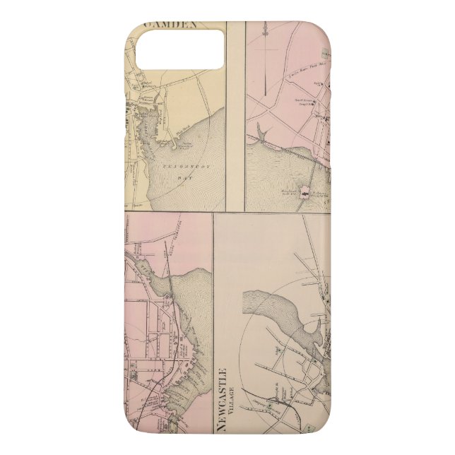 Camden, Wiscasset, Damariscotta, Newcastle Case-Mate iPhone Skal (Baksida)