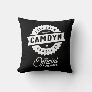 Camdyn Personlig Namn Birthday Gift Kudde