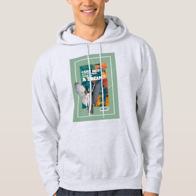 Came Back as a Shadow Poetic Quote hoodie  (Framsida)