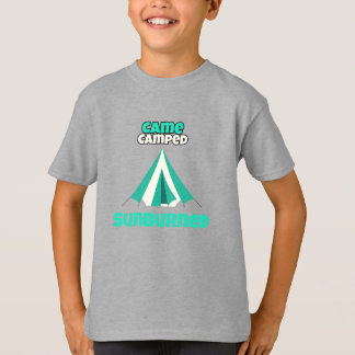 Came Camped Sunburned Desert Camping T Shirt
