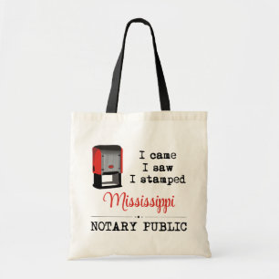 Came Saw Stamped Notary Public Mississippi Tygkasse