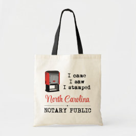 Came Saw Stamped Notary Public North Carolina Tygkasse