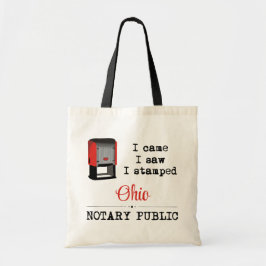 Came Saw Stamped Notary Public Ohio Tygkasse