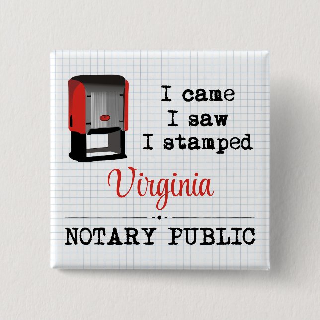 Came Saw Stamped Notary Public Virginia Knapp (Framsida)