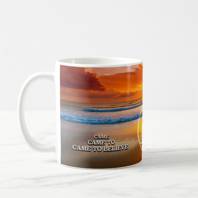 Came To Believe Återställnings slogan Sunrise Mugg (Vänster)