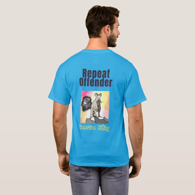 Camedian Repeat Offender Anpassningsbar T Shirt (Hel baksida)