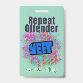 Camedian Repeat Offender ID-kort