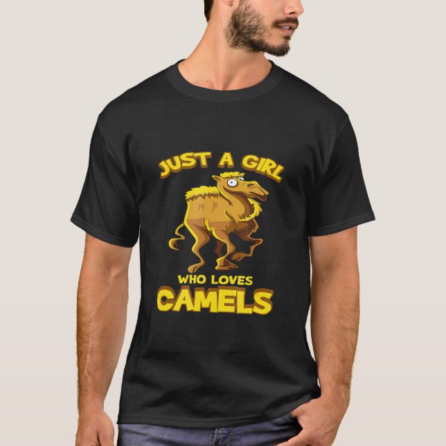 Camel är bara en flicka som Kärlek Camels T Shirt (Framsida)