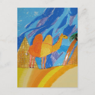 Camel Art av Kids Vykort