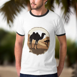 Camel äventyr i öknen t shirt