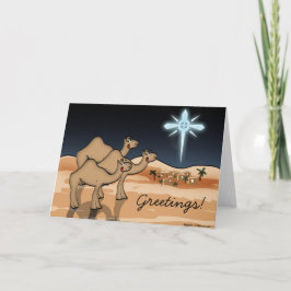 Camel Bethlehem-julkort Helgkort