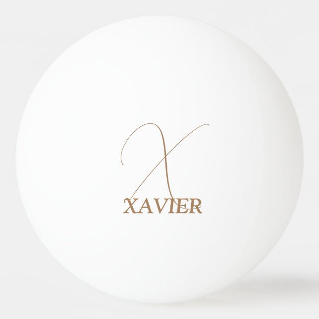 Camel Brown Monogrammed Ping Pong Boll (Framsidan)