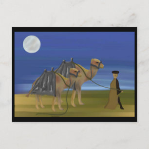 Camel Caravan Vykort
