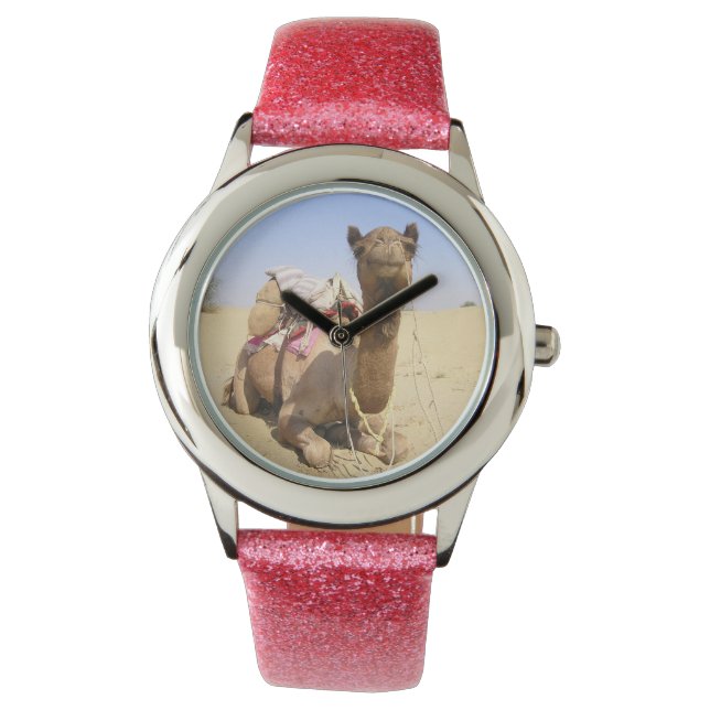 Camel Desert Mellan östern Peace Kärlek Natura Des Armbandsur (Framsida)