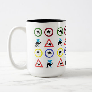 Camel Dromedary Coffee Mug Två-Tonad Mugg