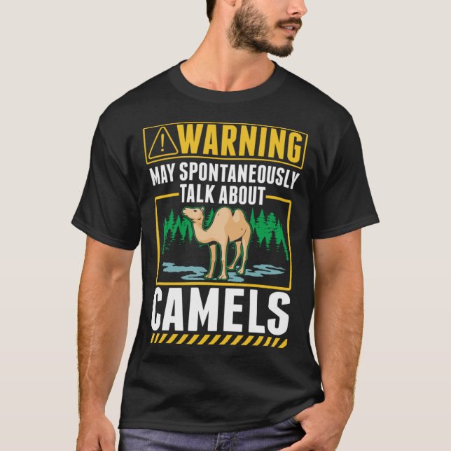 Camel Dromedary Egypten Camel 1 T Shirt (Framsida)