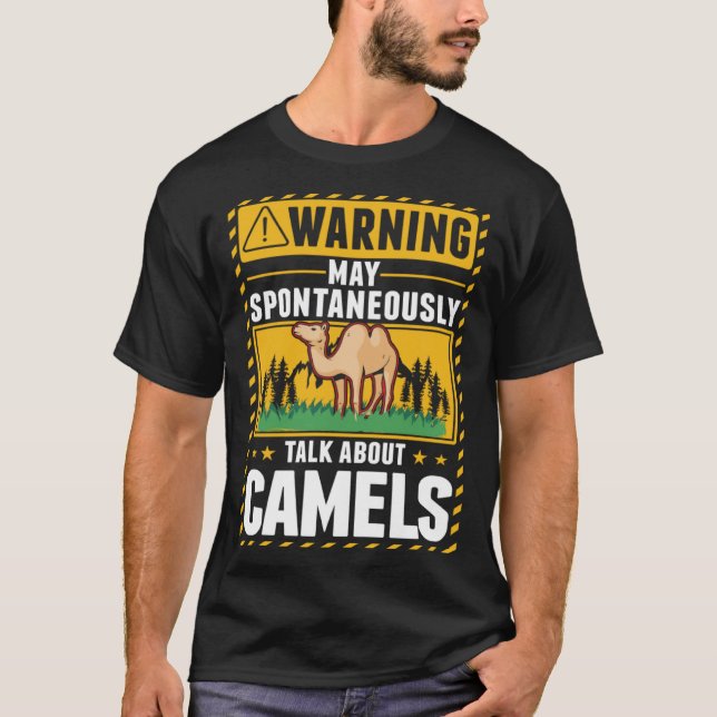 Camel Dromedary Egypten Camel T Shirt (Framsida)