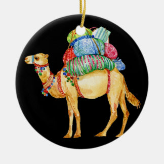 Camel Dromedary Julgransprydnad Keramik