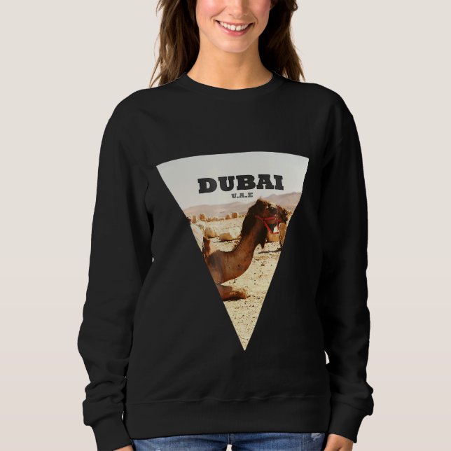 Camel Dubai Uae Arabiska Destination T Shirt (Framsida)