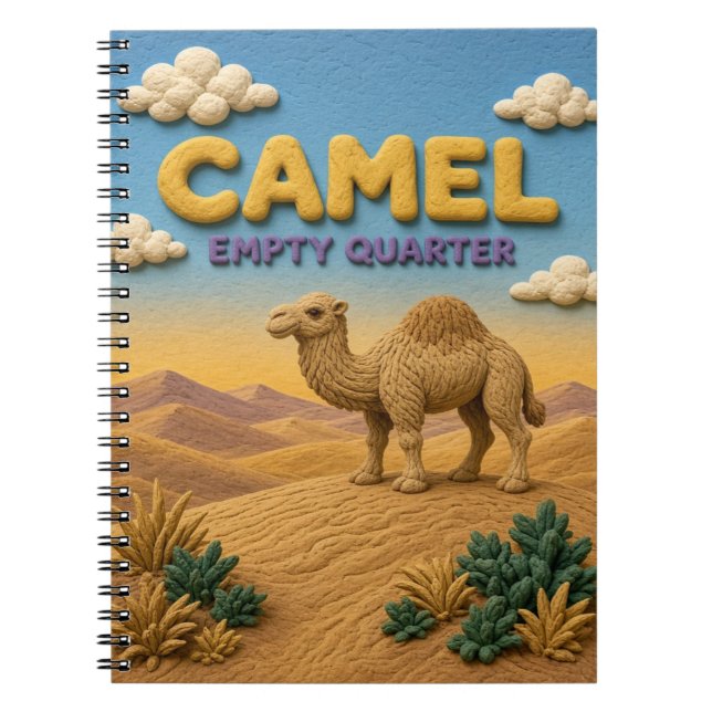 Camel Empty Quarter Modern KlayKoo Anteckningsbok (Framsidan)