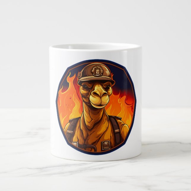 Camel Firefighter Jumbo Mugg (Framsidan)